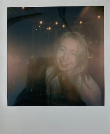 polaroid of a woman 